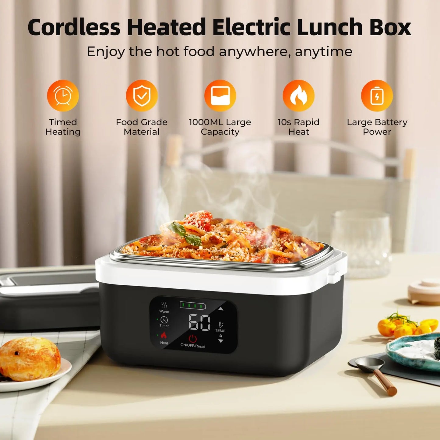 HeatMateBox™ Smart Heated Lunch Box